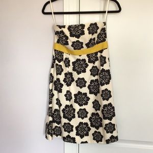 Milly black and white floral dress
